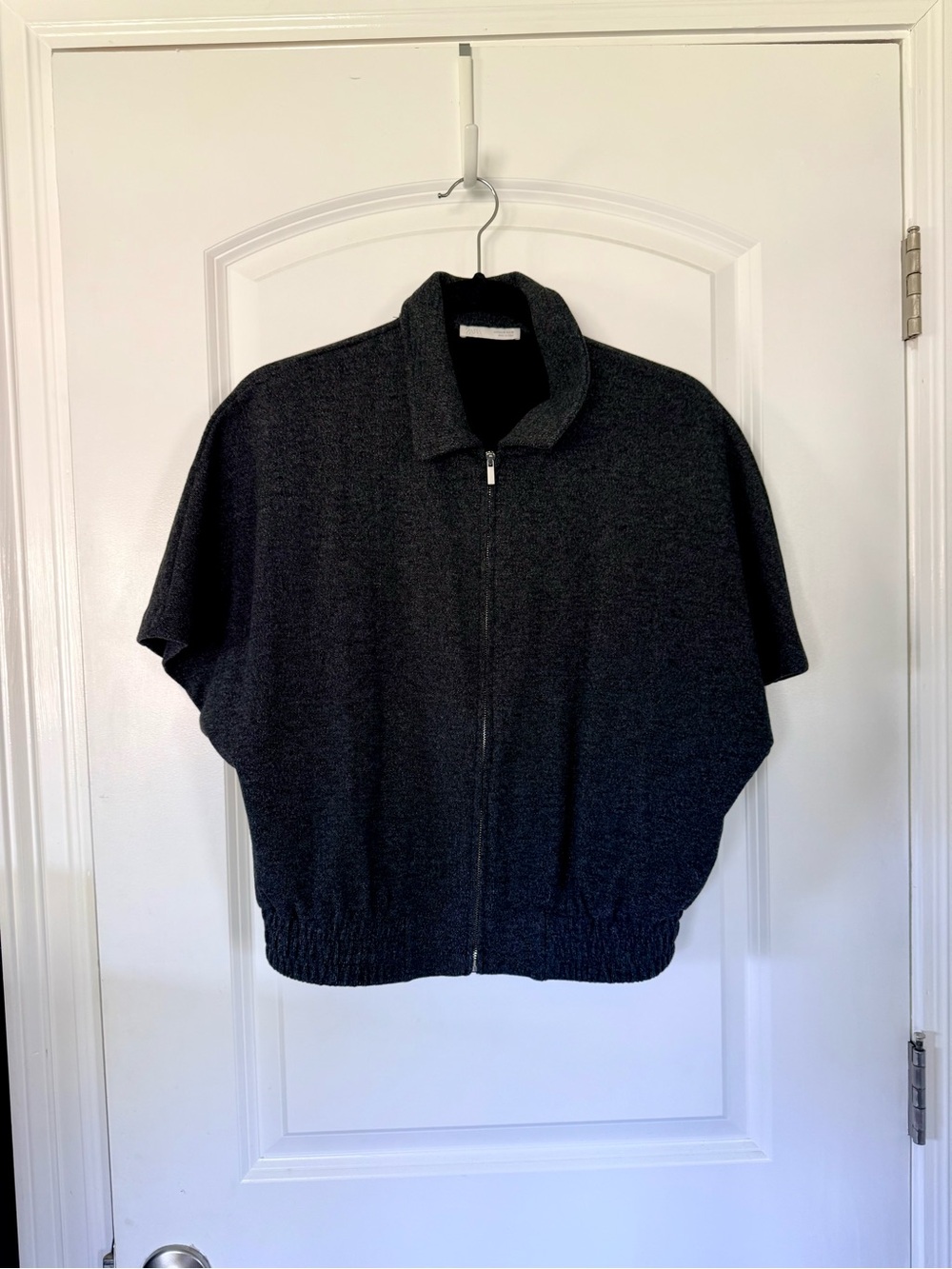 Zara short sleeve zip-up jacket